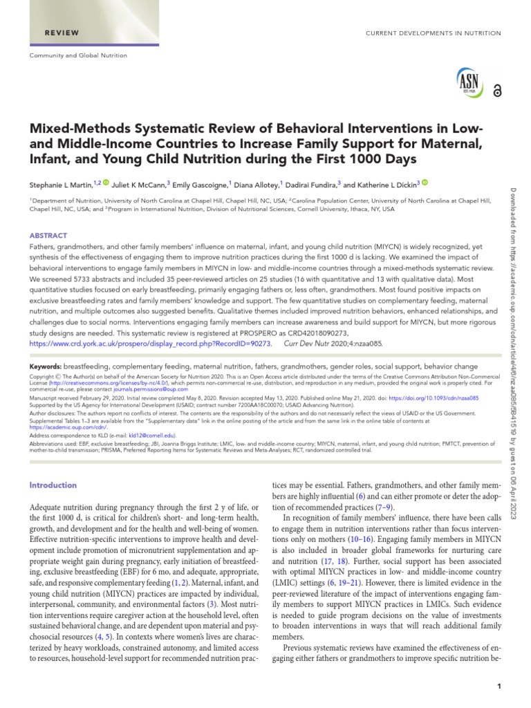 Nzaa 085 Download Free PDF Breastfeeding Systematic Review