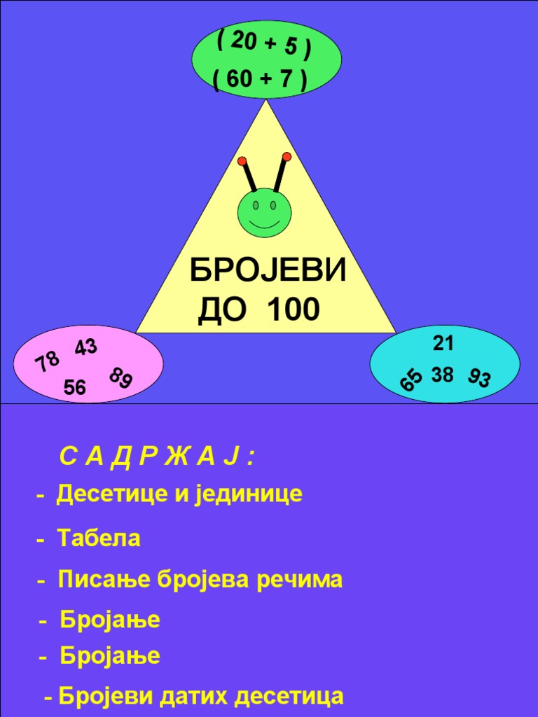 Brojevi Do 100 | PDF
