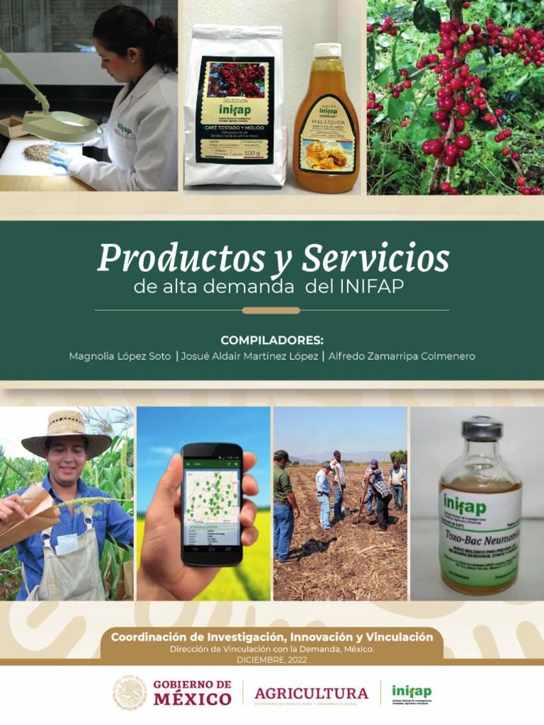 Productos y Servicios INIFAP 2022 | PDF