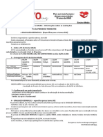 COMUNICADO - Ensino Médio - Informações Sobre As Avaliações P3 Do Primeiro Trimestre e SIMULADO BERNOULLI (Específico para A Turma 301)