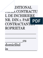 Contract Inchiriere