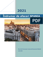 Îndrumar de Afaceri SPANIA: Biroul de Promovare Comercial-Economică Madrid Iulie 2021