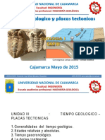 Tiempo Geologico y Placas Tectonicas: Cajamarca Mayo de 2015