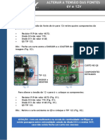 Alterar A Tensão Das Fontes