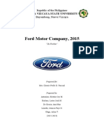 Ford Motor Company, 2015: Nueva Vizcaya State University