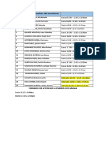 Horario de Atención A PPFF