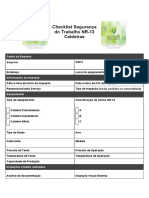 Checklist segurança caldeira NR-13