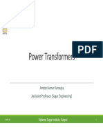 Power Transformers: Anoop Kumar Kanaujia Assistant Professor (Sugar Engineering)