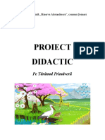 Proiect Didactic: Pe Tărâmul Primăverii