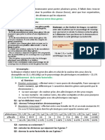 1) Determination de La Distance Entre Deux Genes:: III. La Carte Factorielle