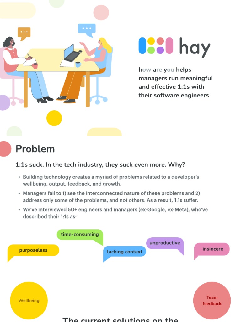 Hay Pitch Deck - Https://howareyou - Work | PDF | Java Script ...