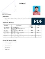 Resume: Suriyamoorthy.S