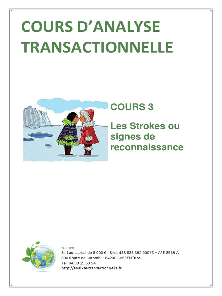 Les Strokes en Analyse Transactionnelle | PDF | Psychologie