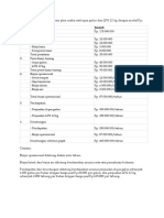 Berikut Ini Adalah Tabel Bisnis Plan Usaha Ritel Aqua Galon Dan LPG 12 KG Dengan Modal RP