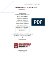 Emplotment Aptitude Test - Phase-3