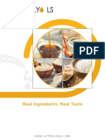 Real Ingredients, Real Taste: WWW - Actpolyols.C Om