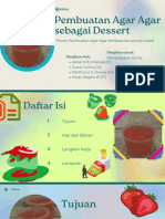 Pembuatan Agar Agar Sebagai Dessert: Kimia