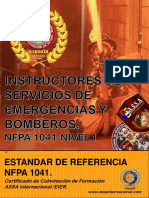 Estandar de Referencia NFPA 1041.: Certificado de Culminación de Formación ASSA Internacional /EIER