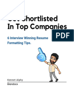 Best Resume FormattingTips