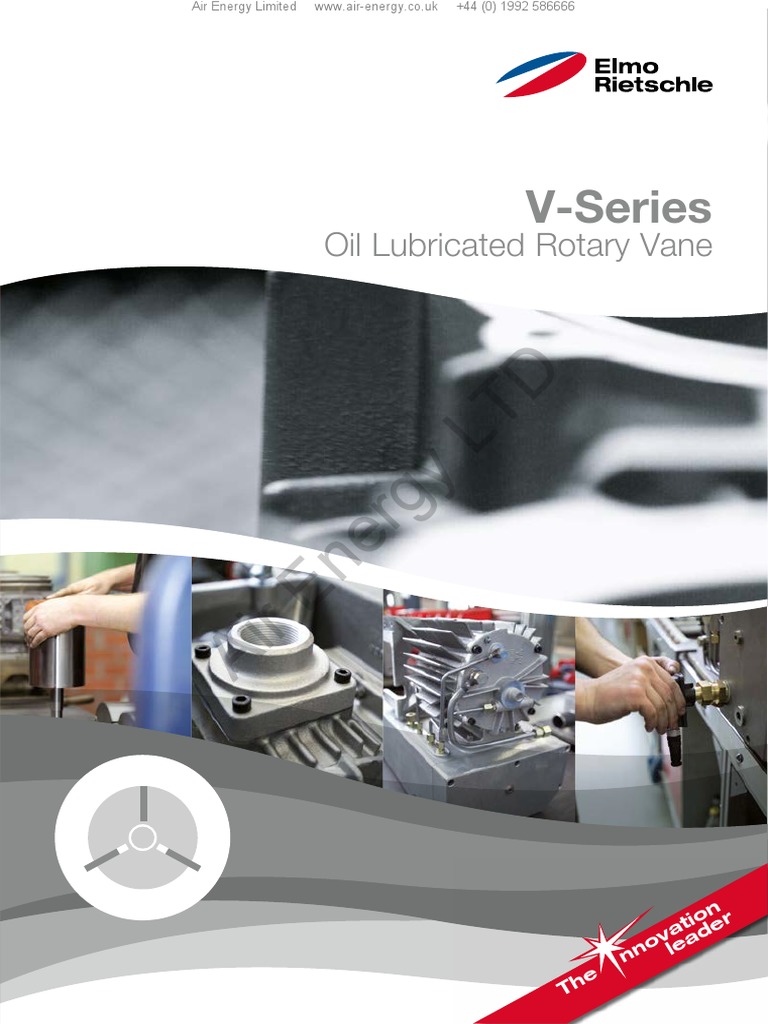 Elmo Rietschle V Series Oil Lubricated Rotary Vane Brochure | PDF ...