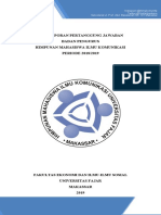 Laporan Pertanggung Jawaban Badan Pengurus Himpunan Mahasiswa Ilmu Komunikasi PERIODE 2018/2019