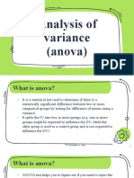 Analysis of Variance (Anova)