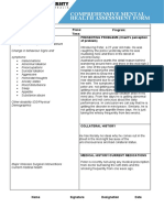 MENTAL HEALTH ASSESSMENT FOR DEPRESSION AND PSYCHOSIS