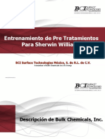 Entrenamiento de Pre Tratamientos para Sherwin Williams: BCI Surface Technologies México, S. de R.L. de C.V