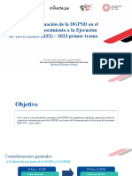 Criterios de Evaluación de La DGPMI en El Marco Del Reconocimiento A La Ejecución de Inversiones (REI) - 2023 Primer Tramo