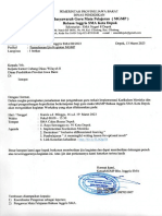 Surat Usulan Permohonan Rekomendasi Kegiatan MGMP Ke KCD Wil 2-1