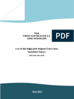 5 Ve 10 Yıllık (2022-2026, 2027-2031) Bağlanabilir Bölgesel Üretim Tesisi Kapasiteleri Raporu