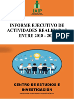 Informe Ejecutivo - Abg. Raúl Díaz.