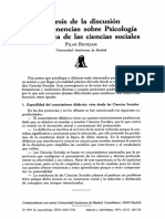 Síntesis de La Discusión de Las Ponencias Sobre Psicología y Didáctica de Las Ciencias Sociales