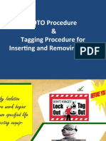 LOTO Procedure & Tagging Procedure For Inserting and Removing Blind