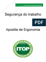 Apostila de Ergonomia sobre segurança do trabalho e fadiga