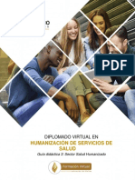 Humanización de Servicios de Salud: Diplomado Virtual en