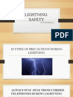 Lightning Safety: - by Roopesh A.P