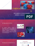 Farmacocinétic A: Dra. Mariela Choque Velarde Docente: Farmacología I