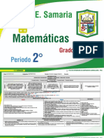 Matemáticas grado 1° periodo 2