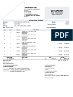 Cotización: Grumem Peru Sac