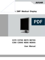 JUSHA 2MP Medical Display: C270 C270G M270 M270G C260 C260G M260 M260G User Manual