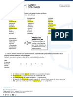 Unidad académica o administrativa: Palabras esdrújulas y tildes