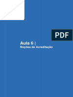 Aula 6 - : Noções de Acreditação