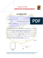 "Talentitos Huaracinos": Autorización