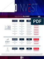 Tabela Especial Pollo Investt Poços de Caldas
