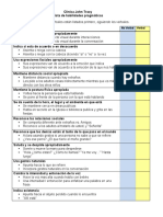 Lista de Habilidades Pragmaticas. Infantil