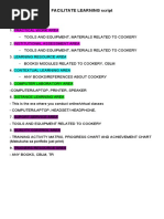 Facilitate Learning Session Script Pdf Educational Assessment