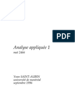 Analyse Appliquee Saint Aubin