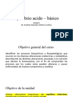 Equilibrio Acido - Básico: Unidad 1 LN. Jonathan Alejandro Sariñana Cardona