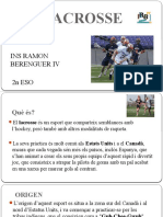 Lacrosse: Ins Ramon Berenguer Iv 2n ESO